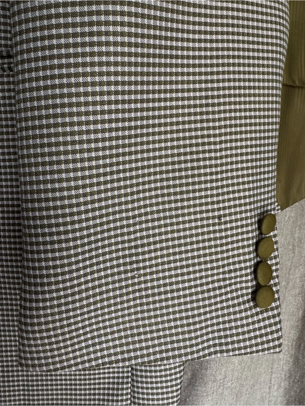 EJ Samuel Italy Wool Suit Mens 48R Super 150s Houndstooth 3 Piece Pants W42x32 - Picture 13 of 13
